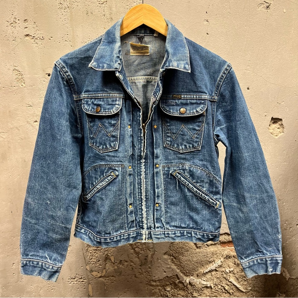 Wrangler Blue Denim Jacket Lightweight Shirt Jacket